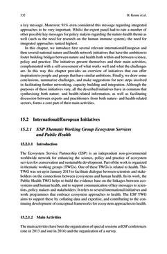 Bild der Seite - 332 - in Biodiversity and Health in the Face of Climate Change