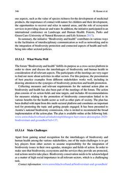 Image of the Page - 346 - in Biodiversity and Health in the Face of Climate Change