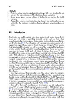 Bild der Seite - 364 - in Biodiversity and Health in the Face of Climate Change