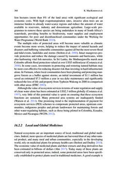 Bild der Seite - 368 - in Biodiversity and Health in the Face of Climate Change