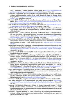 Bild der Seite - 447 - in Biodiversity and Health in the Face of Climate Change