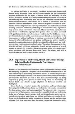 Image of the Page - 459 - in Biodiversity and Health in the Face of Climate Change