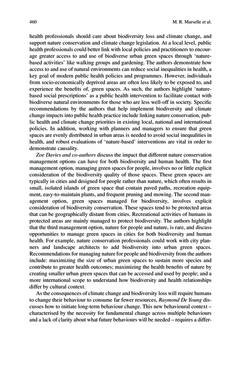 Image of the Page - 460 - in Biodiversity and Health in the Face of Climate Change