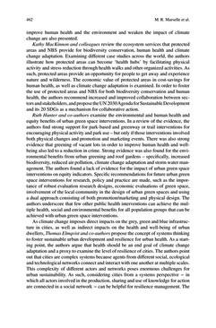 Image of the Page - 462 - in Biodiversity and Health in the Face of Climate Change