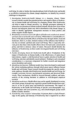 Image of the Page - 464 - in Biodiversity and Health in the Face of Climate Change