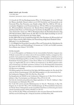 Image of the Page - 13 - in Biografien bedeutender österreichischer Wissenschafterinnen - »Die Neugier treibt mich, Fragen zu stellen«