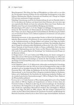 Image of the Page - 22 - in Biografien bedeutender österreichischer Wissenschafterinnen - »Die Neugier treibt mich, Fragen zu stellen«