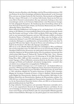 Image of the Page - 23 - in Biografien bedeutender österreichischer Wissenschafterinnen - »Die Neugier treibt mich, Fragen zu stellen«