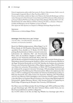 Image of the Page - 28 - in Biografien bedeutender österreichischer Wissenschafterinnen - »Die Neugier treibt mich, Fragen zu stellen«
