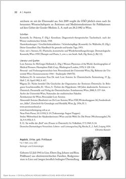 Bild der Seite - 32 - in Biografien bedeutender österreichischer Wissenschafterinnen - »Die Neugier treibt mich, Fragen zu stellen«