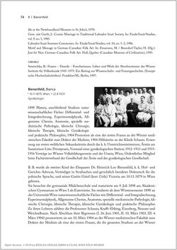 Image of the Page - 74 - in Biografien bedeutender österreichischer Wissenschafterinnen - »Die Neugier treibt mich, Fragen zu stellen«
