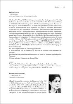Image of the Page - 81 - in Biografien bedeutender österreichischer Wissenschafterinnen - »Die Neugier treibt mich, Fragen zu stellen«