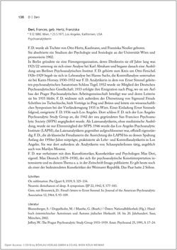 Image of the Page - 138 - in Biografien bedeutender österreichischer Wissenschafterinnen - »Die Neugier treibt mich, Fragen zu stellen«
