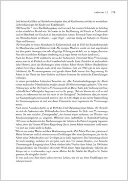 Image of the Page - 173 - in Biografien bedeutender österreichischer Wissenschafterinnen - »Die Neugier treibt mich, Fragen zu stellen«