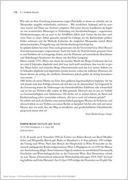 Image of the Page - 176 - in Biografien bedeutender österreichischer Wissenschafterinnen - »Die Neugier treibt mich, Fragen zu stellen«