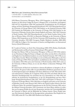 Image of the Page - 208 - in Biografien bedeutender österreichischer Wissenschafterinnen - »Die Neugier treibt mich, Fragen zu stellen«