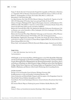 Image of the Page - 262 - in Biografien bedeutender österreichischer Wissenschafterinnen - »Die Neugier treibt mich, Fragen zu stellen«