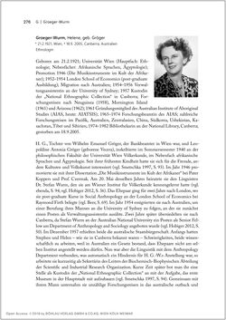 Bild der Seite - 276 - in Biografien bedeutender österreichischer Wissenschafterinnen - »Die Neugier treibt mich, Fragen zu stellen«