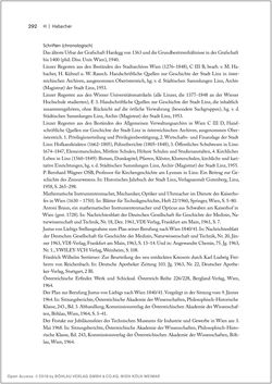 Bild der Seite - 292 - in Biografien bedeutender österreichischer Wissenschafterinnen - »Die Neugier treibt mich, Fragen zu stellen«
