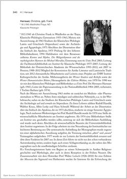Image of the Page - 340 - in Biografien bedeutender österreichischer Wissenschafterinnen - »Die Neugier treibt mich, Fragen zu stellen«