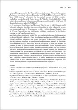 Bild der Seite - 353 - in Biografien bedeutender österreichischer Wissenschafterinnen - »Die Neugier treibt mich, Fragen zu stellen«
