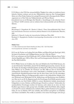 Image of the Page - 386 - in Biografien bedeutender österreichischer Wissenschafterinnen - »Die Neugier treibt mich, Fragen zu stellen«