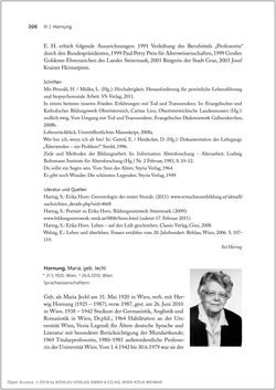 Bild der Seite - 398 - in Biografien bedeutender österreichischer Wissenschafterinnen - »Die Neugier treibt mich, Fragen zu stellen«