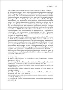 Image of the Page - 401 - in Biografien bedeutender österreichischer Wissenschafterinnen - »Die Neugier treibt mich, Fragen zu stellen«