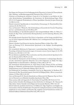 Image of the Page - 403 - in Biografien bedeutender österreichischer Wissenschafterinnen - »Die Neugier treibt mich, Fragen zu stellen«