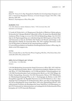 Image of the Page - 417 - in Biografien bedeutender österreichischer Wissenschafterinnen - »Die Neugier treibt mich, Fragen zu stellen«