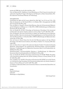 Image of the Page - 422 - in Biografien bedeutender österreichischer Wissenschafterinnen - »Die Neugier treibt mich, Fragen zu stellen«