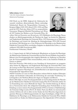 Bild der Seite - 445 - in Biografien bedeutender österreichischer Wissenschafterinnen - »Die Neugier treibt mich, Fragen zu stellen«
