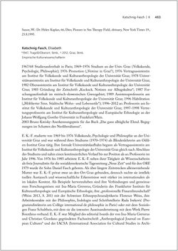 Image of the Page - 463 - in Biografien bedeutender österreichischer Wissenschafterinnen - »Die Neugier treibt mich, Fragen zu stellen«
