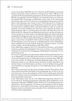 Image of the Page - 464 - in Biografien bedeutender österreichischer Wissenschafterinnen - »Die Neugier treibt mich, Fragen zu stellen«