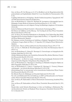 Image of the Page - 472 - in Biografien bedeutender österreichischer Wissenschafterinnen - »Die Neugier treibt mich, Fragen zu stellen«