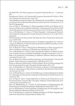 Bild der Seite - 473 - in Biografien bedeutender österreichischer Wissenschafterinnen - »Die Neugier treibt mich, Fragen zu stellen«