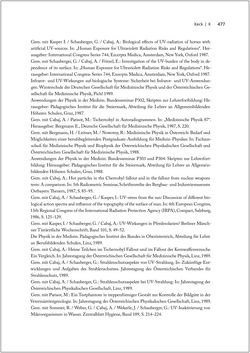 Image of the Page - 477 - in Biografien bedeutender österreichischer Wissenschafterinnen - »Die Neugier treibt mich, Fragen zu stellen«