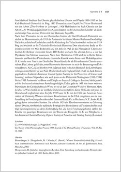 Bild der Seite - 501 - in Biografien bedeutender österreichischer Wissenschafterinnen - »Die Neugier treibt mich, Fragen zu stellen«