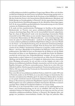 Bild der Seite - 509 - in Biografien bedeutender österreichischer Wissenschafterinnen - »Die Neugier treibt mich, Fragen zu stellen«