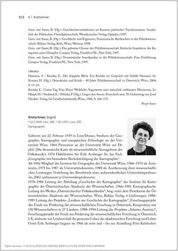 Image of the Page - 512 - in Biografien bedeutender österreichischer Wissenschafterinnen - »Die Neugier treibt mich, Fragen zu stellen«