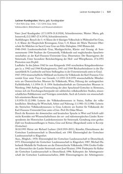 Bild der Seite - 531 - in Biografien bedeutender österreichischer Wissenschafterinnen - »Die Neugier treibt mich, Fragen zu stellen«