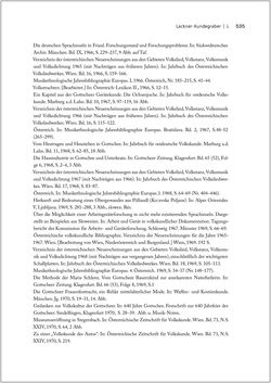 Bild der Seite - 535 - in Biografien bedeutender österreichischer Wissenschafterinnen - »Die Neugier treibt mich, Fragen zu stellen«