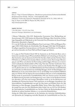 Image of the Page - 550 - in Biografien bedeutender österreichischer Wissenschafterinnen - »Die Neugier treibt mich, Fragen zu stellen«