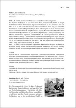 Image of the Page - 553 - in Biografien bedeutender österreichischer Wissenschafterinnen - »Die Neugier treibt mich, Fragen zu stellen«