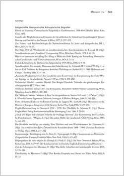 Image of the Page - 583 - in Biografien bedeutender österreichischer Wissenschafterinnen - »Die Neugier treibt mich, Fragen zu stellen«