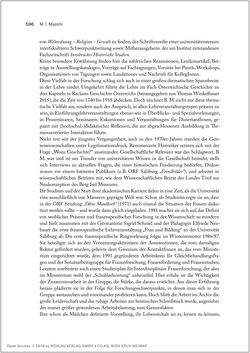 Image of the Page - 596 - in Biografien bedeutender österreichischer Wissenschafterinnen - »Die Neugier treibt mich, Fragen zu stellen«