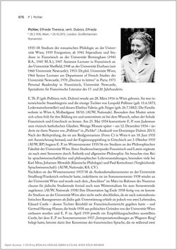 Image of the Page - 676 - in Biografien bedeutender österreichischer Wissenschafterinnen - »Die Neugier treibt mich, Fragen zu stellen«