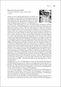 Image of the Page - 693 - in Biografien bedeutender österreichischer Wissenschafterinnen - »Die Neugier treibt mich, Fragen zu stellen«