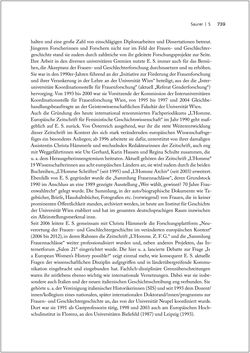 Image of the Page - 739 - in Biografien bedeutender österreichischer Wissenschafterinnen - »Die Neugier treibt mich, Fragen zu stellen«