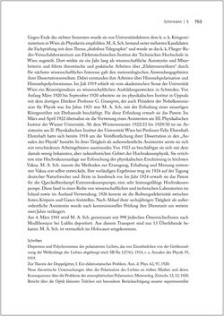 Image of the Page - 753 - in Biografien bedeutender österreichischer Wissenschafterinnen - »Die Neugier treibt mich, Fragen zu stellen«
